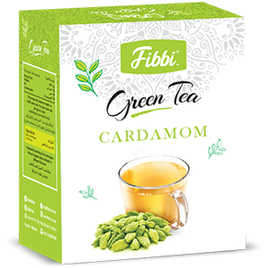 FIBBI GREEN TEA CARDAMOM  Online In Pakistan 90 GM